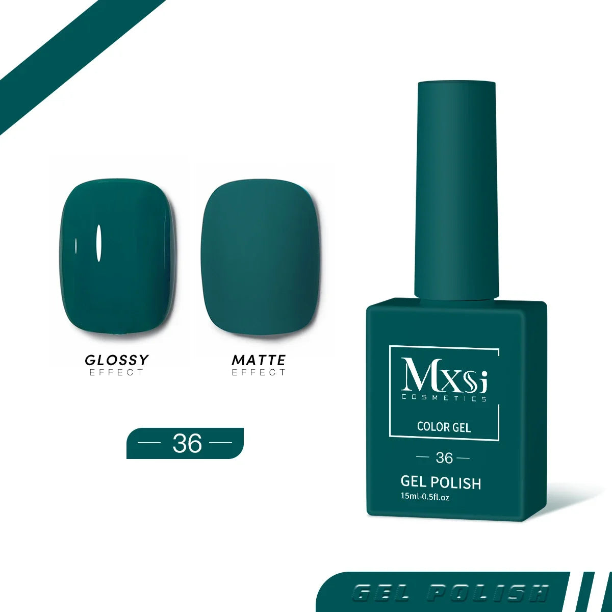 Mxsi 15ml Gel Nail Polish Neon Base Coat