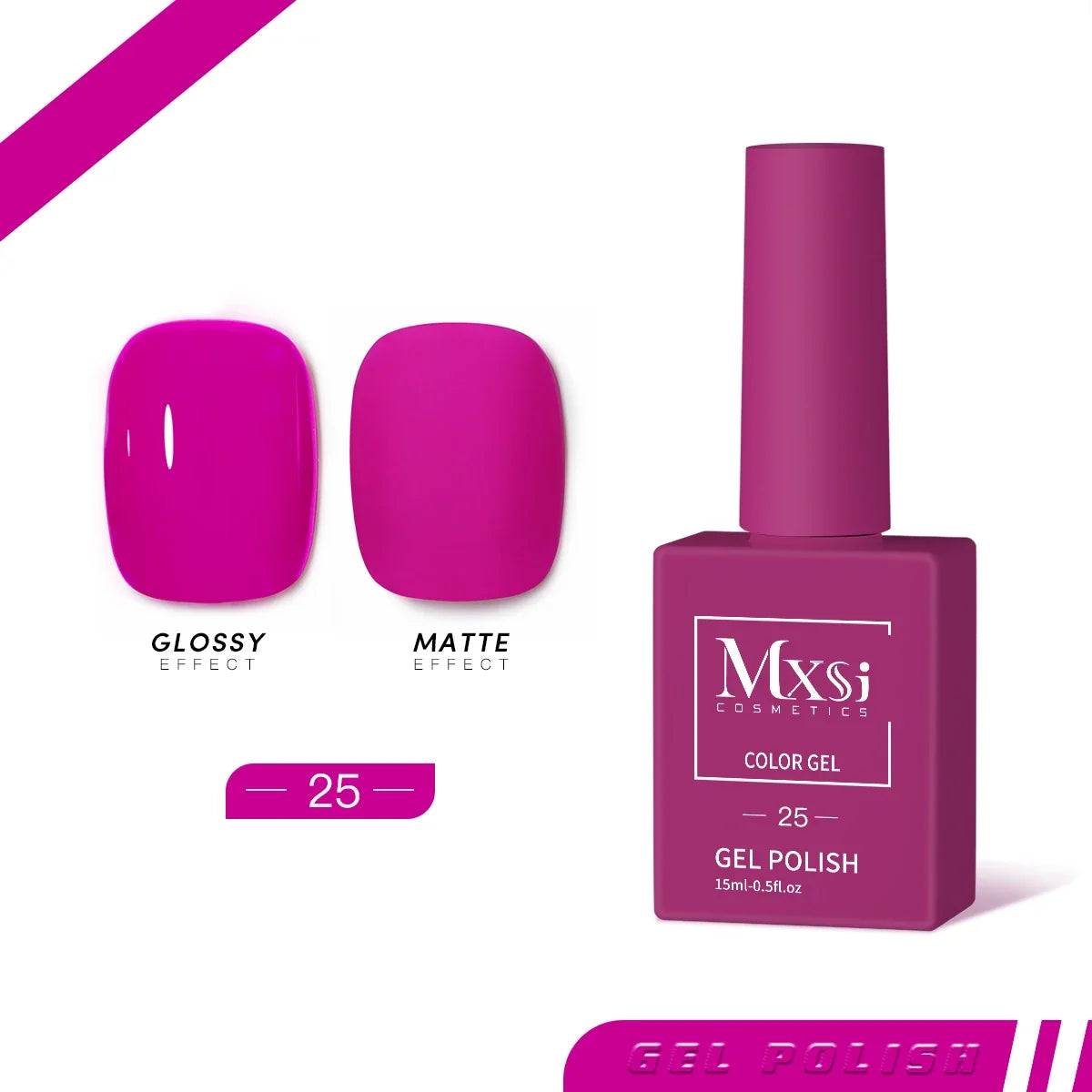 Mxsi 15ml Gel Nail Polish Neon Base Coat