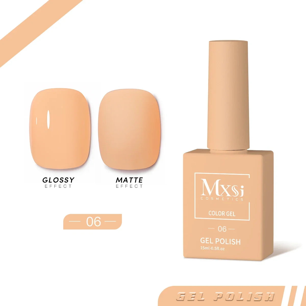 Mxsi 15ml Gel Nail Polish Neon Base Coat