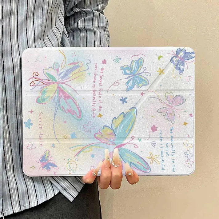 Pastel Butterfly iPad Case