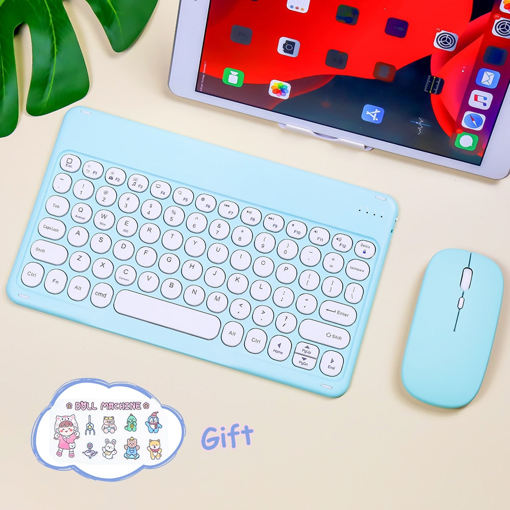 Kawaii Pastel Wireless iPad Keyboard & Mouse