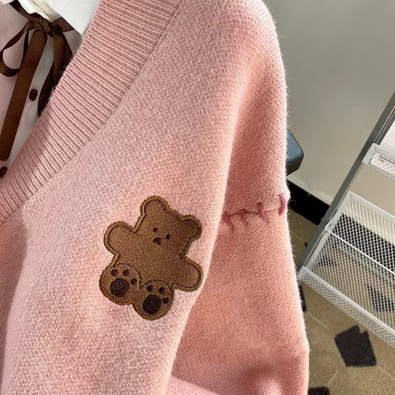 Sweet Teddy Bear Cardigan