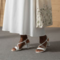 Nivelle - White Sandals
