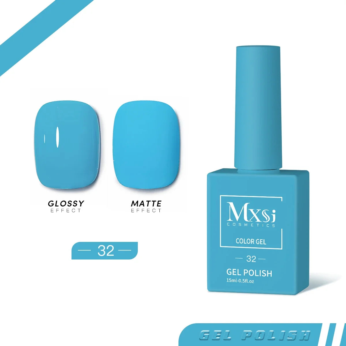 Mxsi 15ml Gel Nail Polish Neon Base Coat