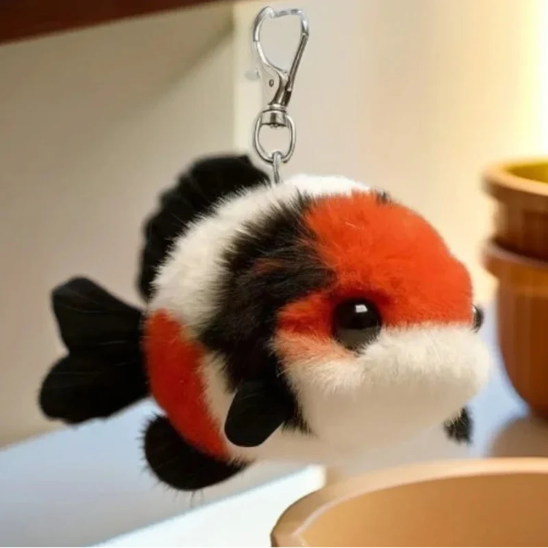 Kawaii Plush Koi Fish Keychain