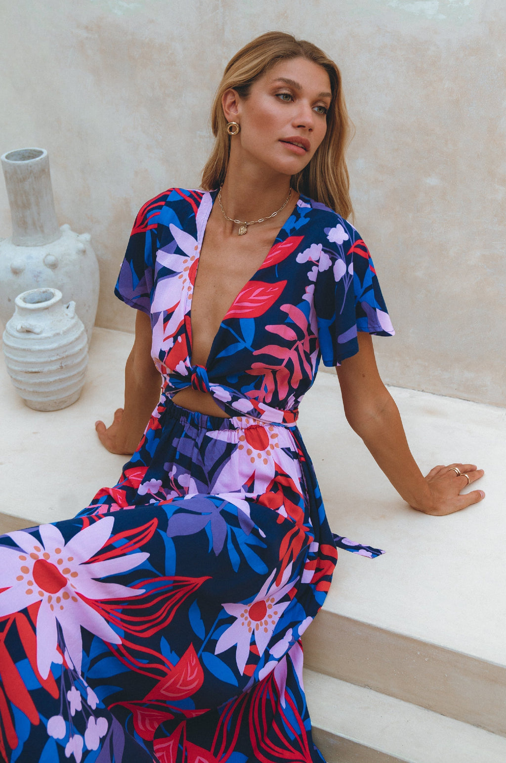 Samara Convertible Midi Dress by Bali ELF