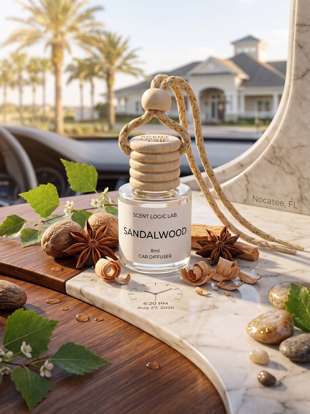 Luxury 8ml Car Diffuser in Nature Scents