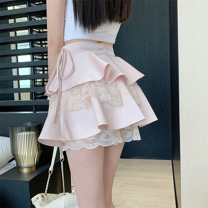 Ruffle Mini Skirt by Kore Kawaii