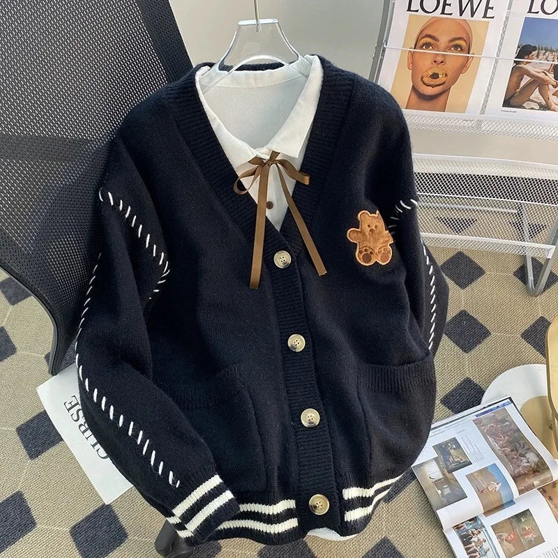 Sweet Teddy Bear Cardigan