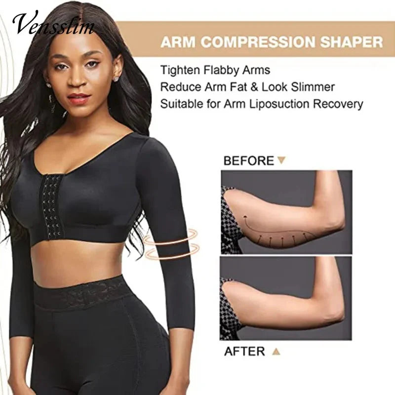 Women Arm Shapers Daily Body Shaper Long Sleeves