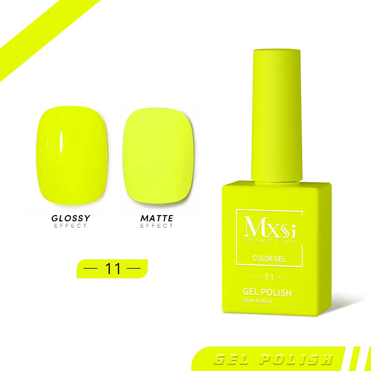 Mxsi 15ml Gel Nail Polish Neon Base Coat