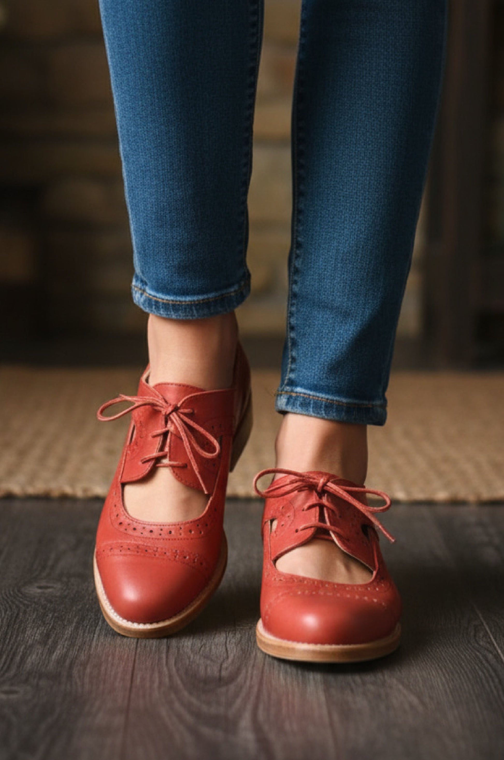 Scandinavia Leather Oxfords by Bali ELF