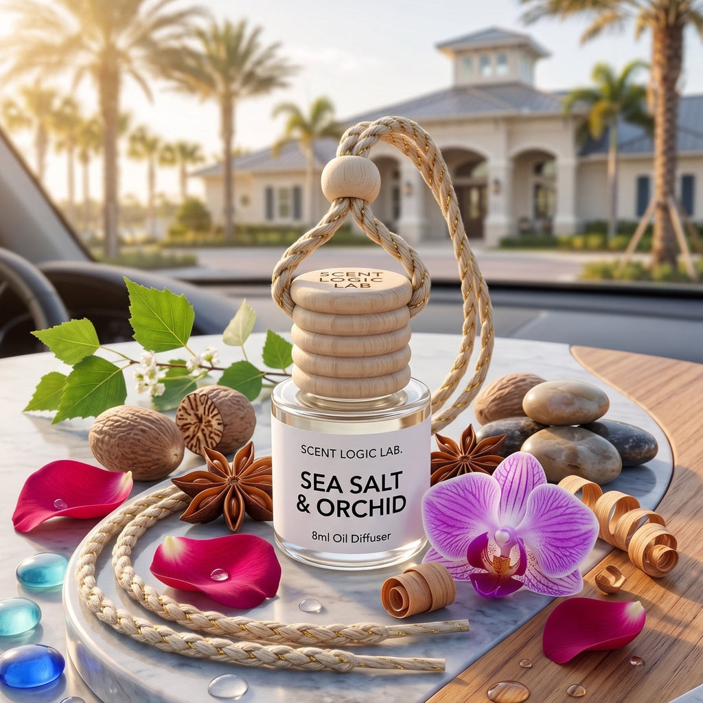 Luxury 8ml Car Diffuser in Floral Scents