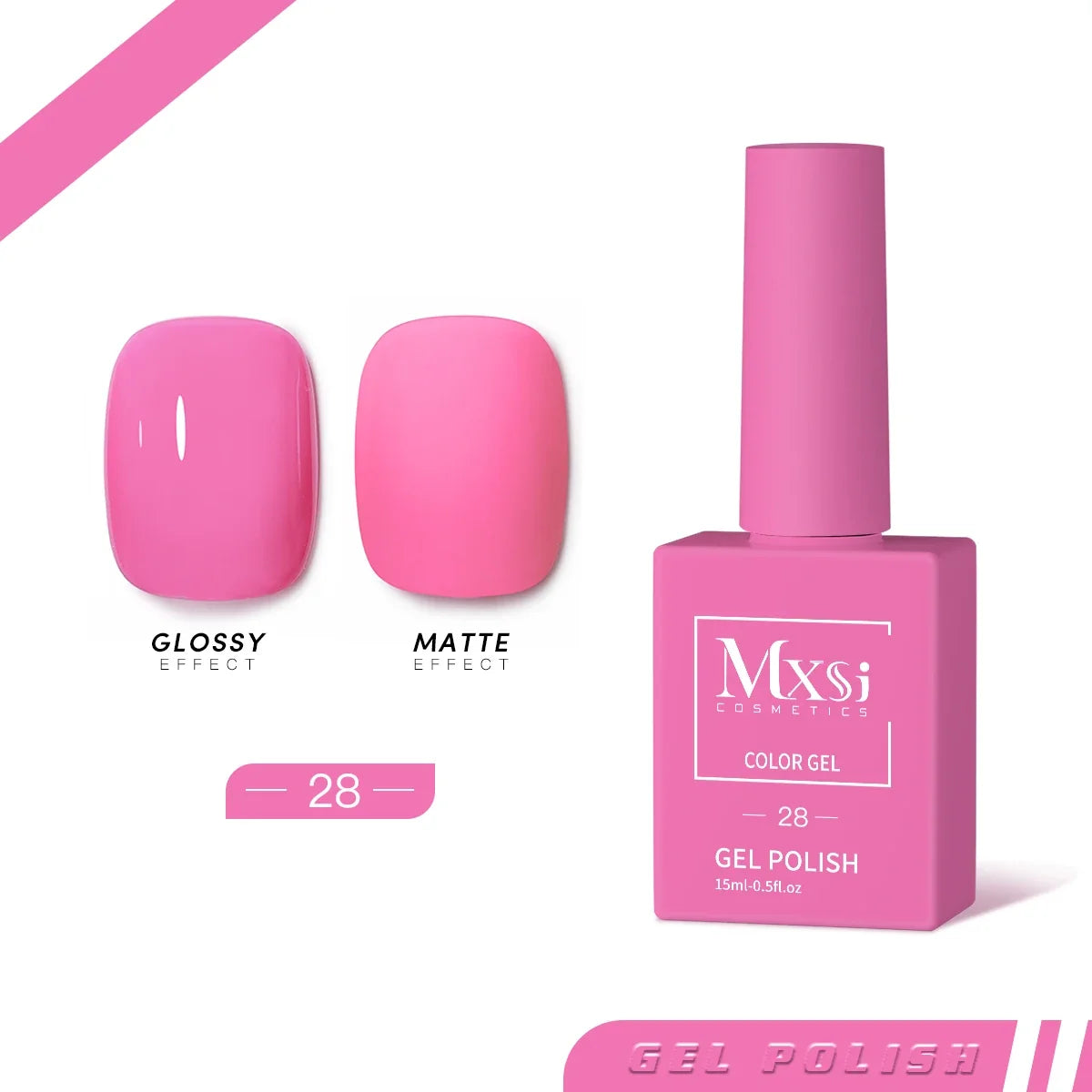 Mxsi 15ml Gel Nail Polish Neon Base Coat