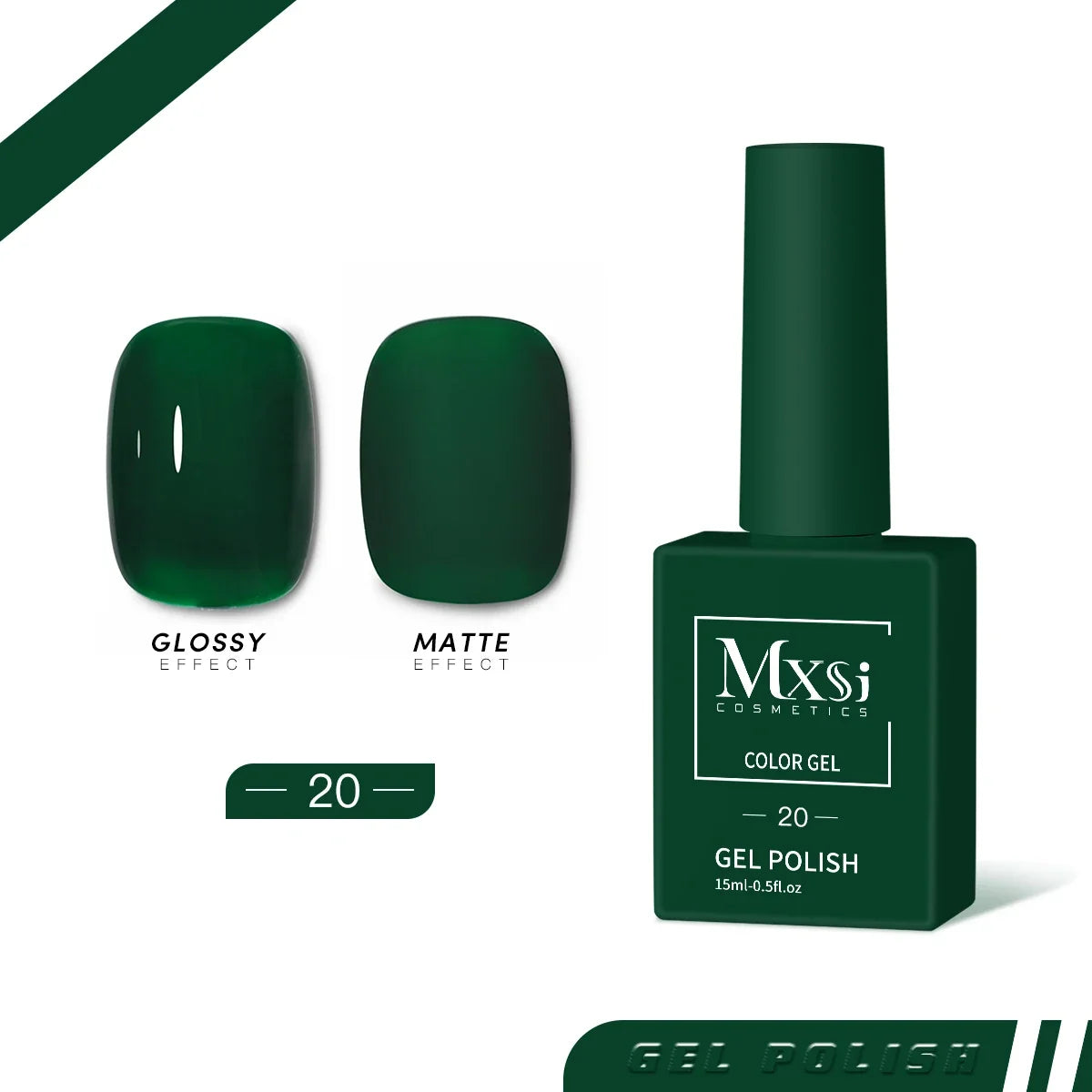 Mxsi 15ml Gel Nail Polish Neon Base Coat