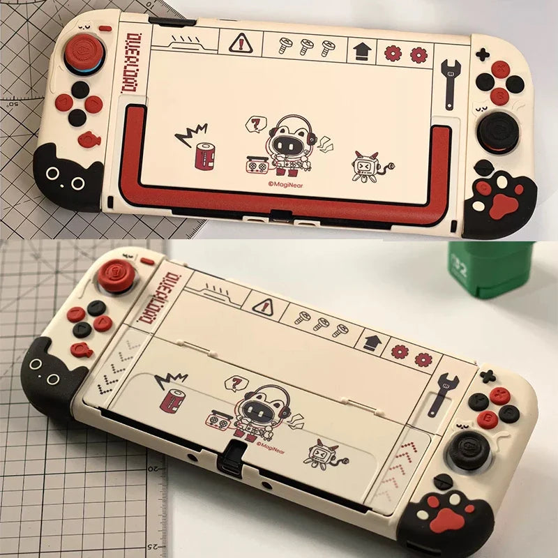 Cute Kitty Kats Many Adventures Nintendo Switch Case NS2/OLED