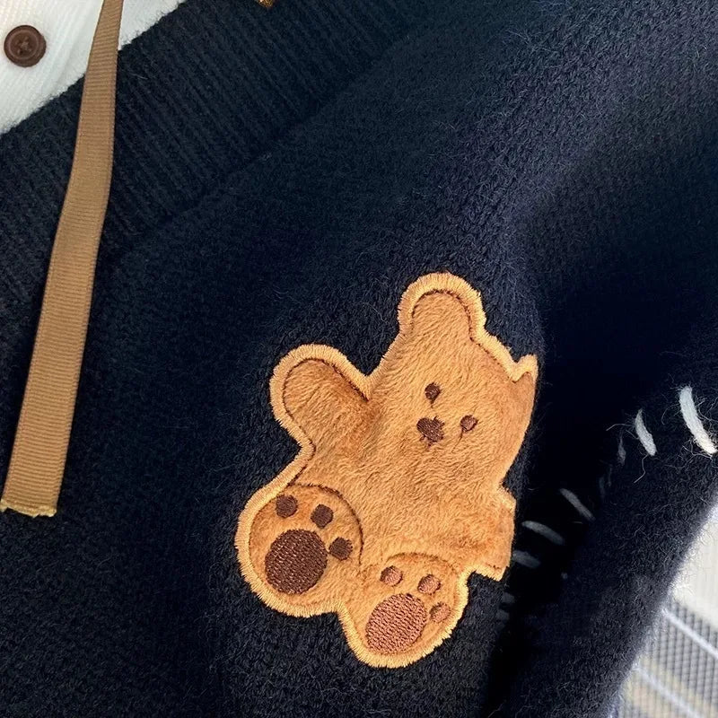 Sweet Teddy Bear Cardigan