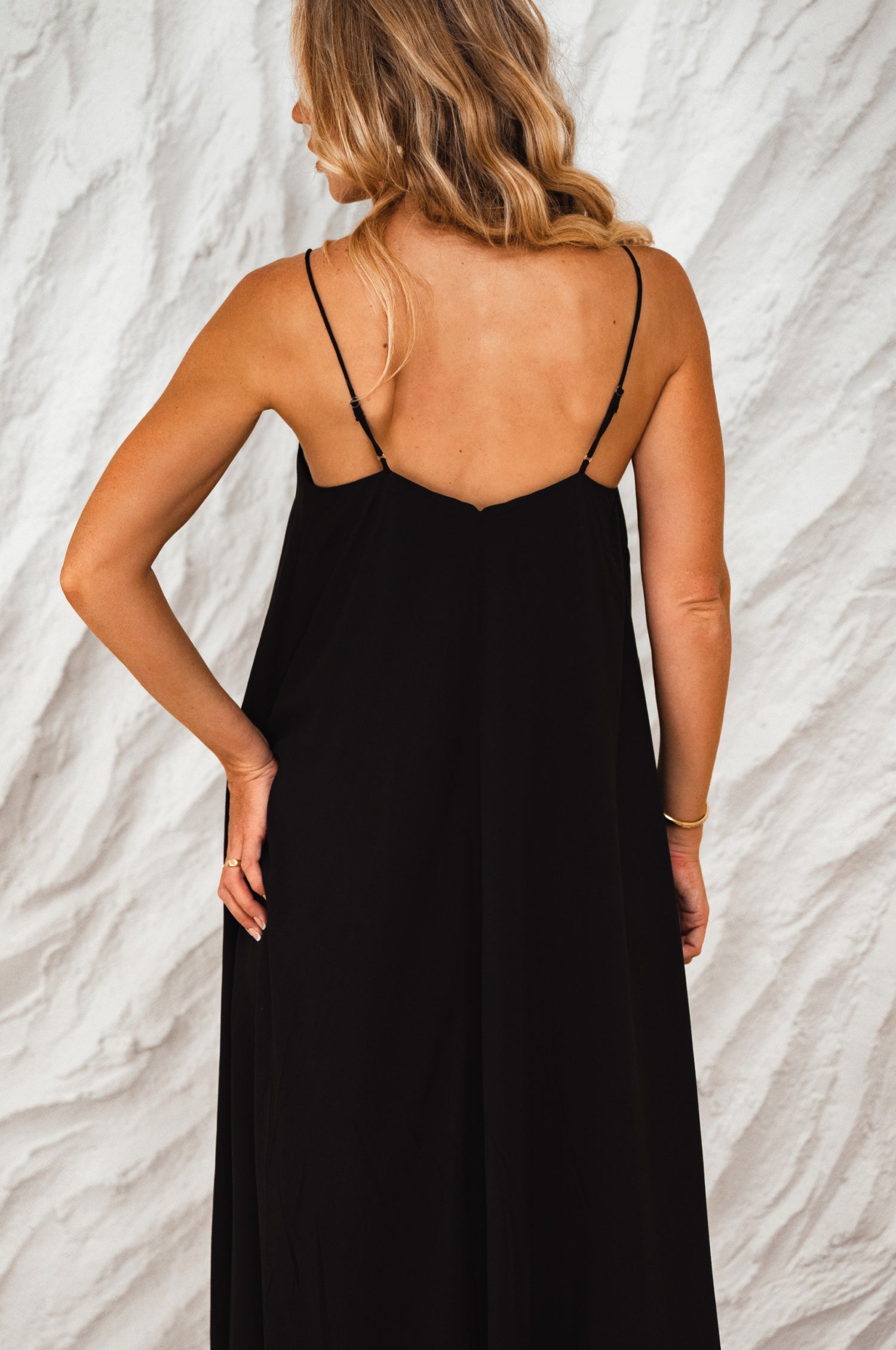 Silky Wind Strappy Maxi Dress by Bali ELF