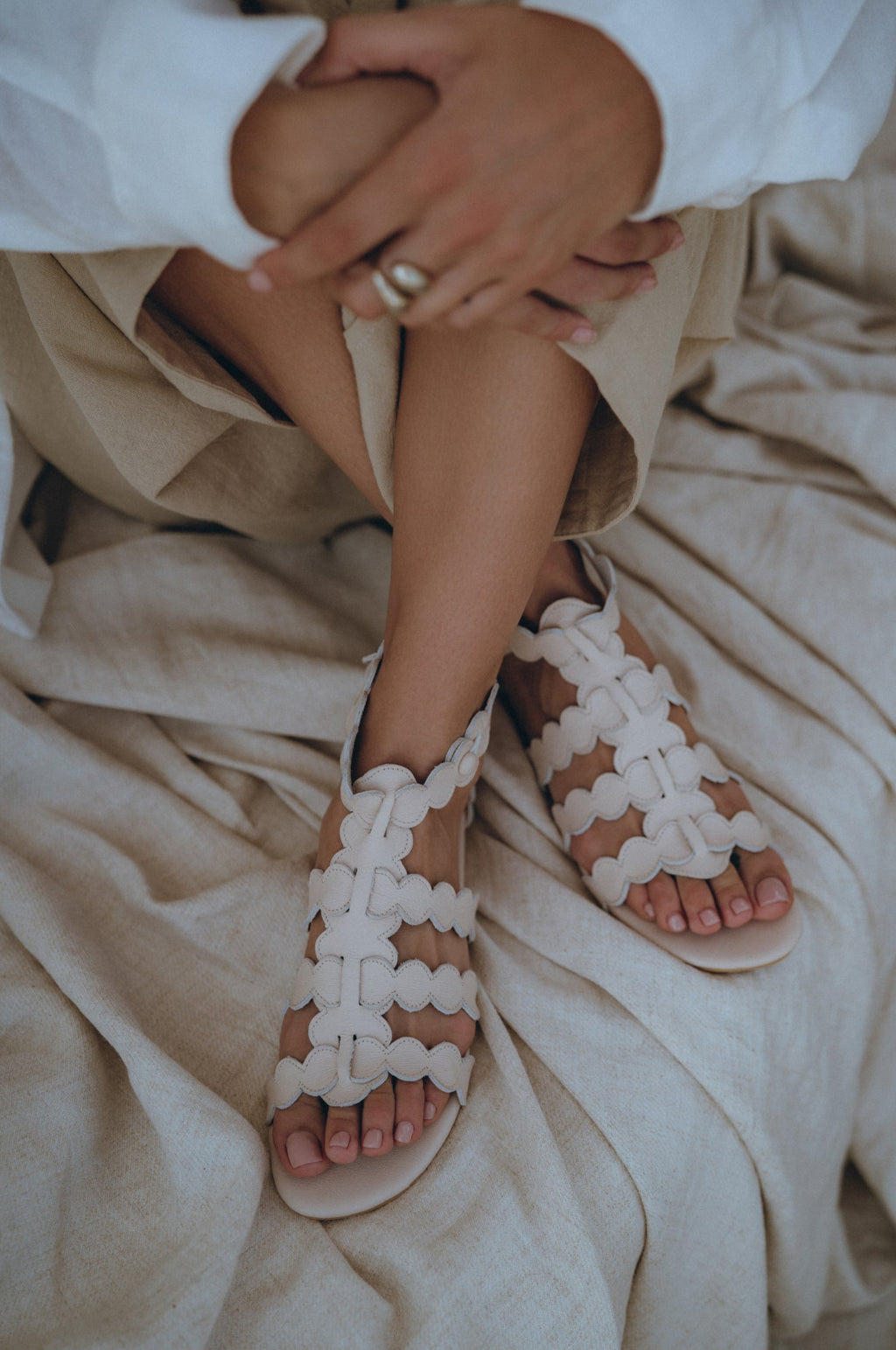 Sol Leather Greek Sandals by Bali Lane