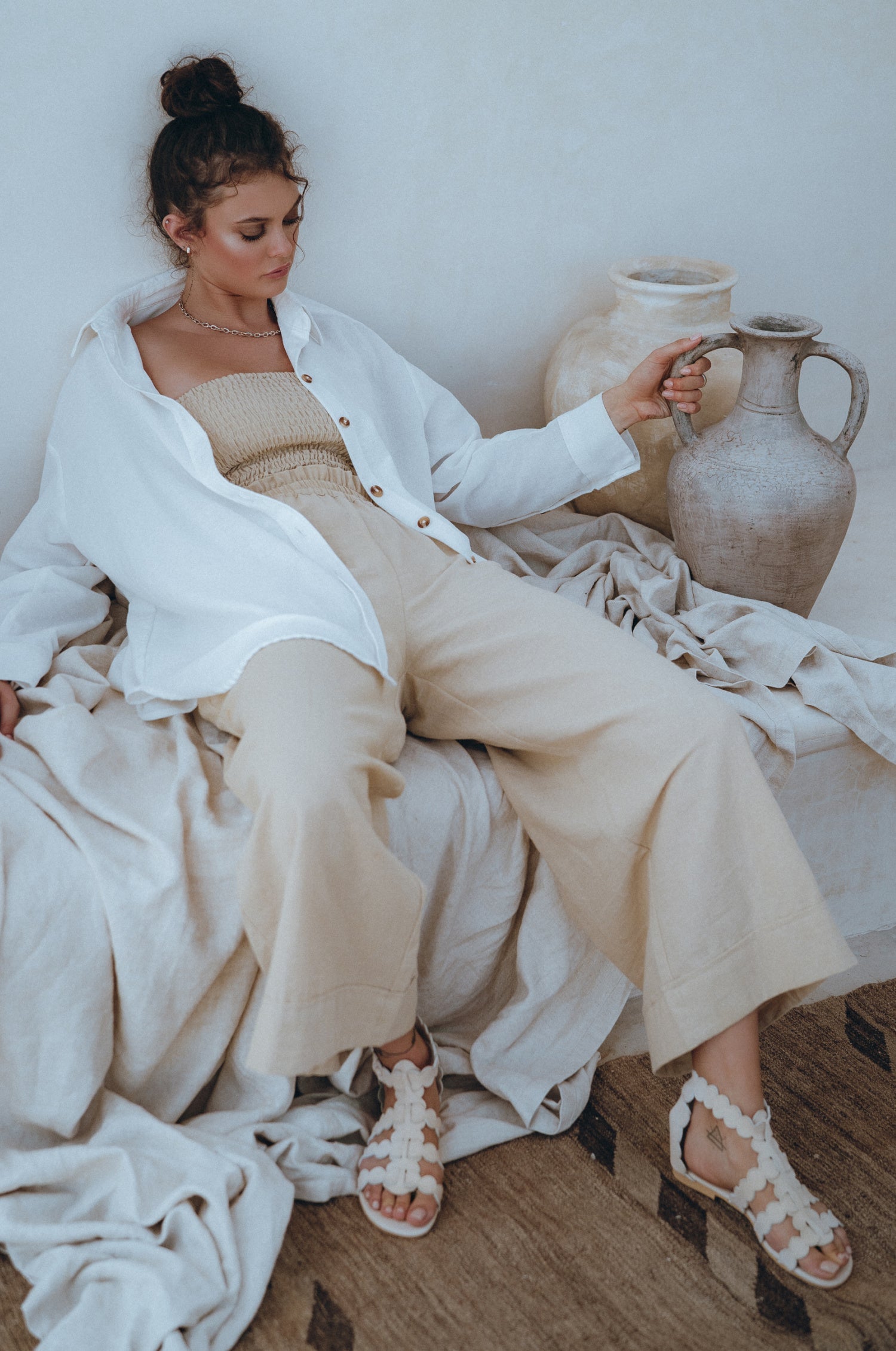 Sol Leather Greek Sandals by Bali Lane