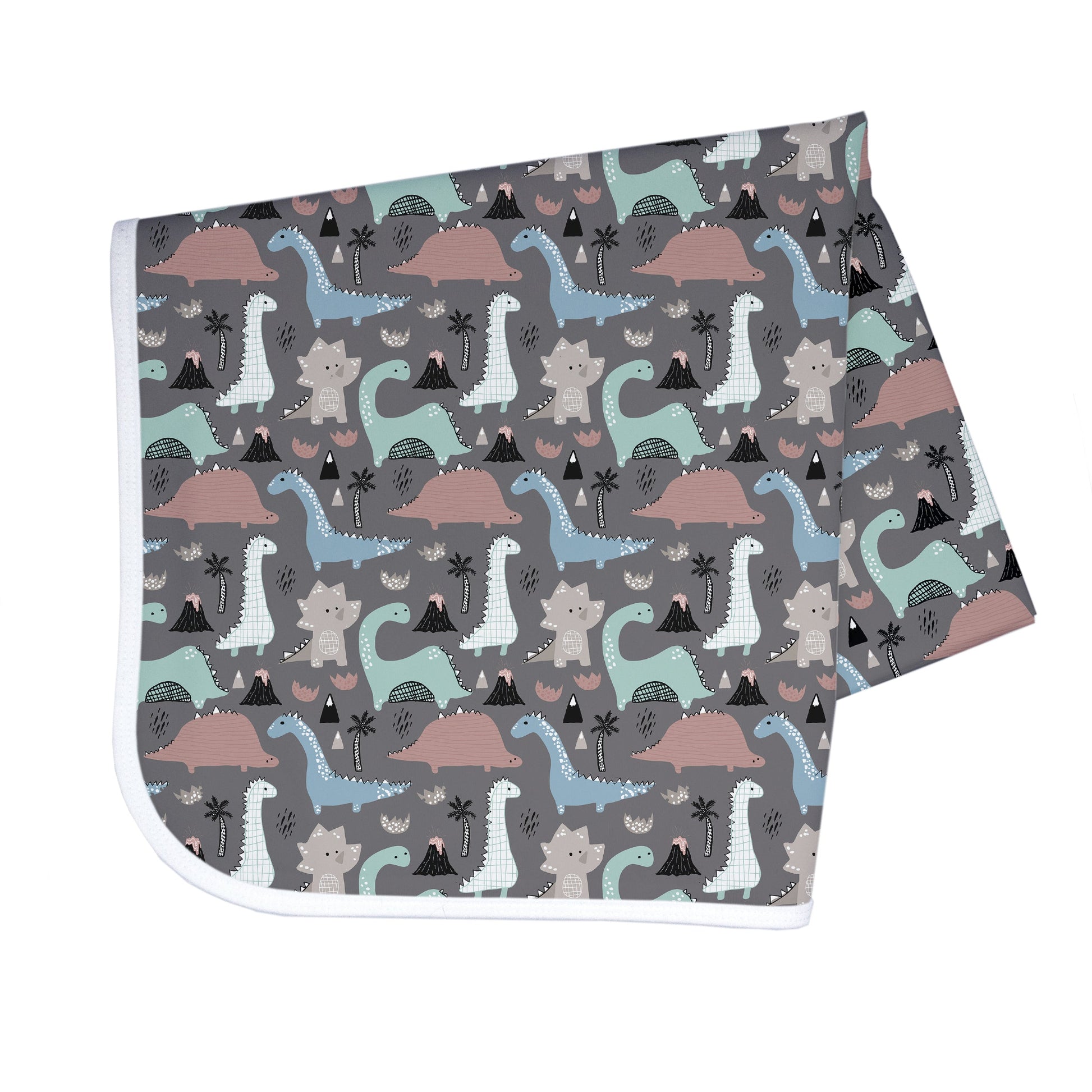 Dinosaur Drawing Splash Mat - A Waterproof Catch-All for Highchair Spills and More! by BapronBaby
