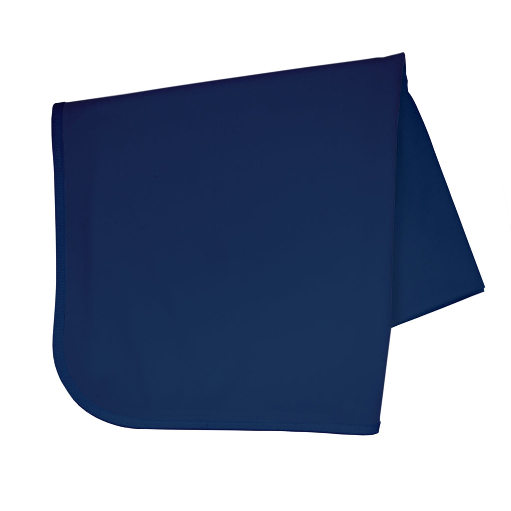 Solid Navy Minimalist Splash Mat - A Waterproof Catch-All for Highchair Spills and More! by BapronBaby