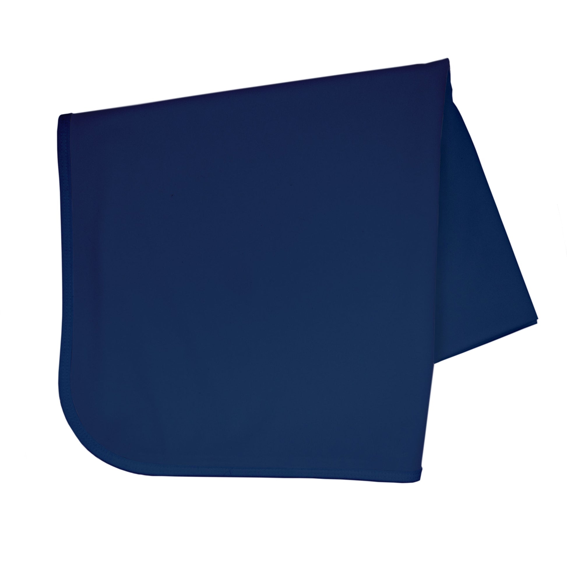 Solid Navy Minimalist Splash Mat - A Waterproof Catch-All for Highchair Spills and More! by BapronBaby