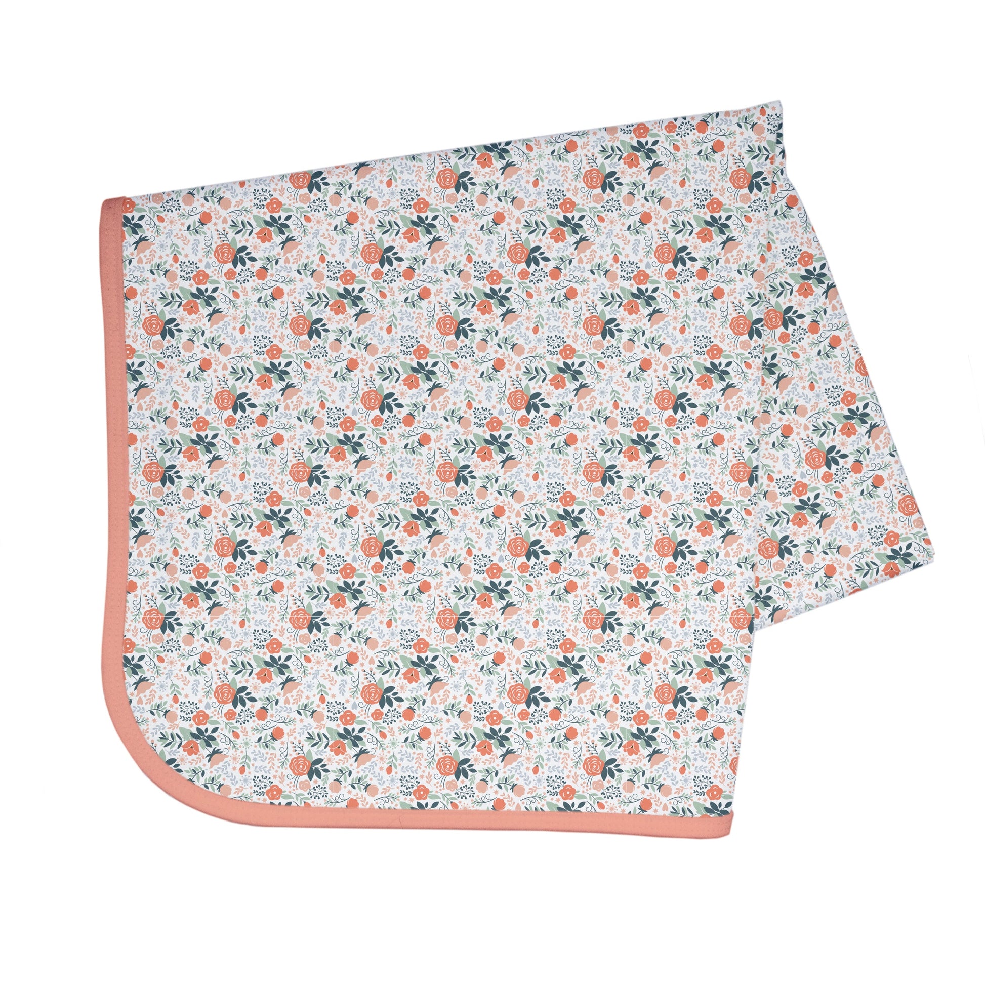 Vintage Rose Splash Mat - A Waterproof Catch-All for Highchair Spills and More! by BapronBaby
