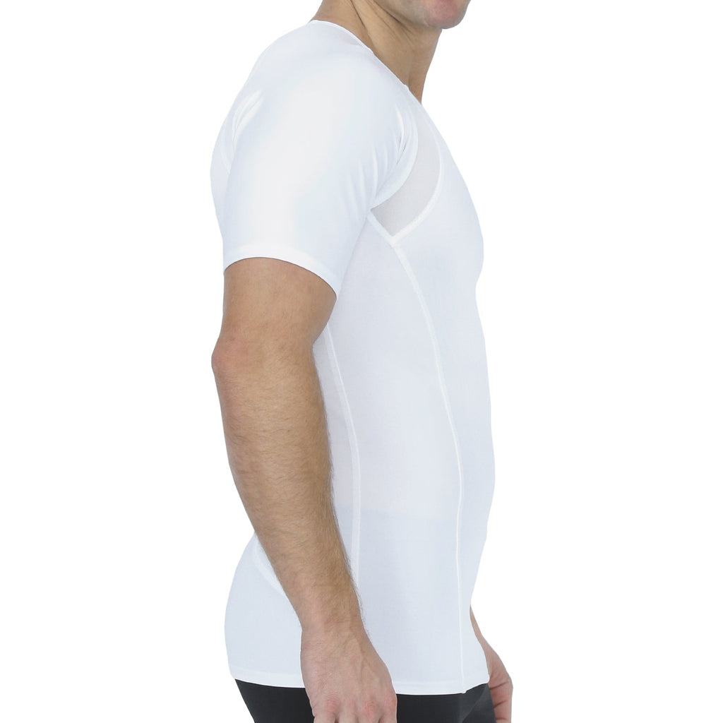Insta Slim I.S.Pro USA Compression Short Sleeve Crew Neck Shirt W/Side & Back Power Mesh Panels TS2307, Bethlehem, Pennsylvania, PA