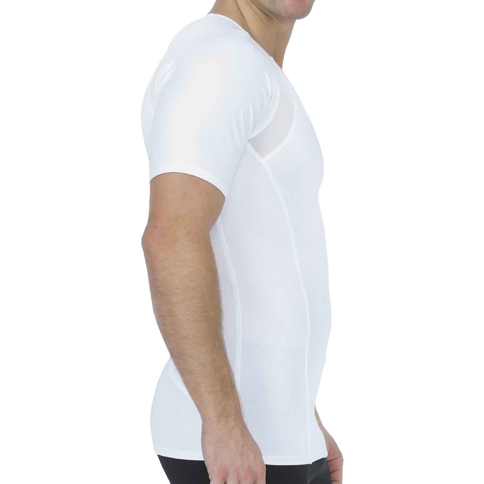 Insta Slim I.S.Pro USA Compression Short Sleeve Crew Neck Shirt W/Side & Back Power Mesh Panels TS2307, Bethlehem, Pennsylvania, PA