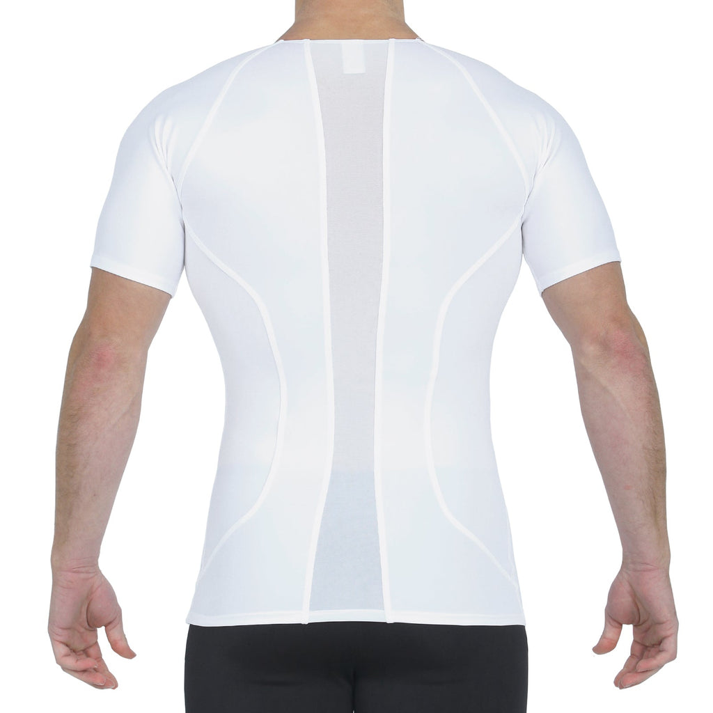Insta Slim I.S.Pro USA Compression Short Sleeve Crew Neck Shirt W/Side & Back Power Mesh Panels TS2307, Roswell, New Mexico, NM