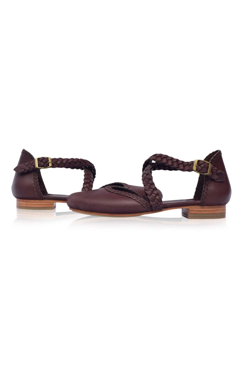 Tallulah Braided Leather Flats by Bali ELF