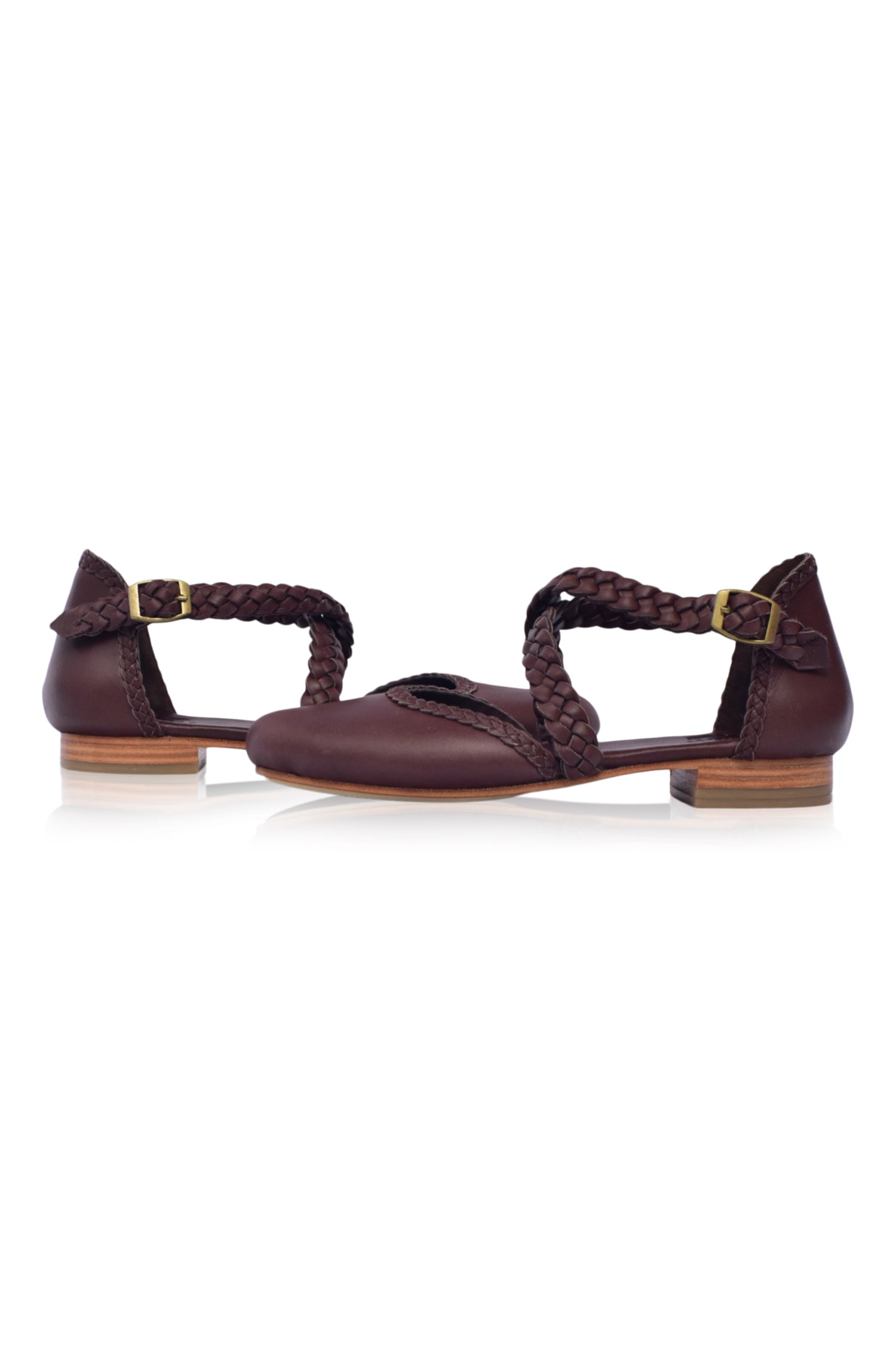 Tallulah Braided Leather Flats by Bali ELF