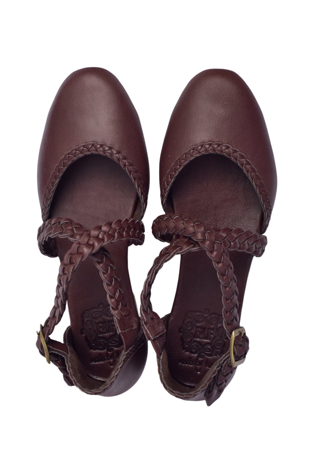 Tallulah Braided Leather Flats by Bali ELF