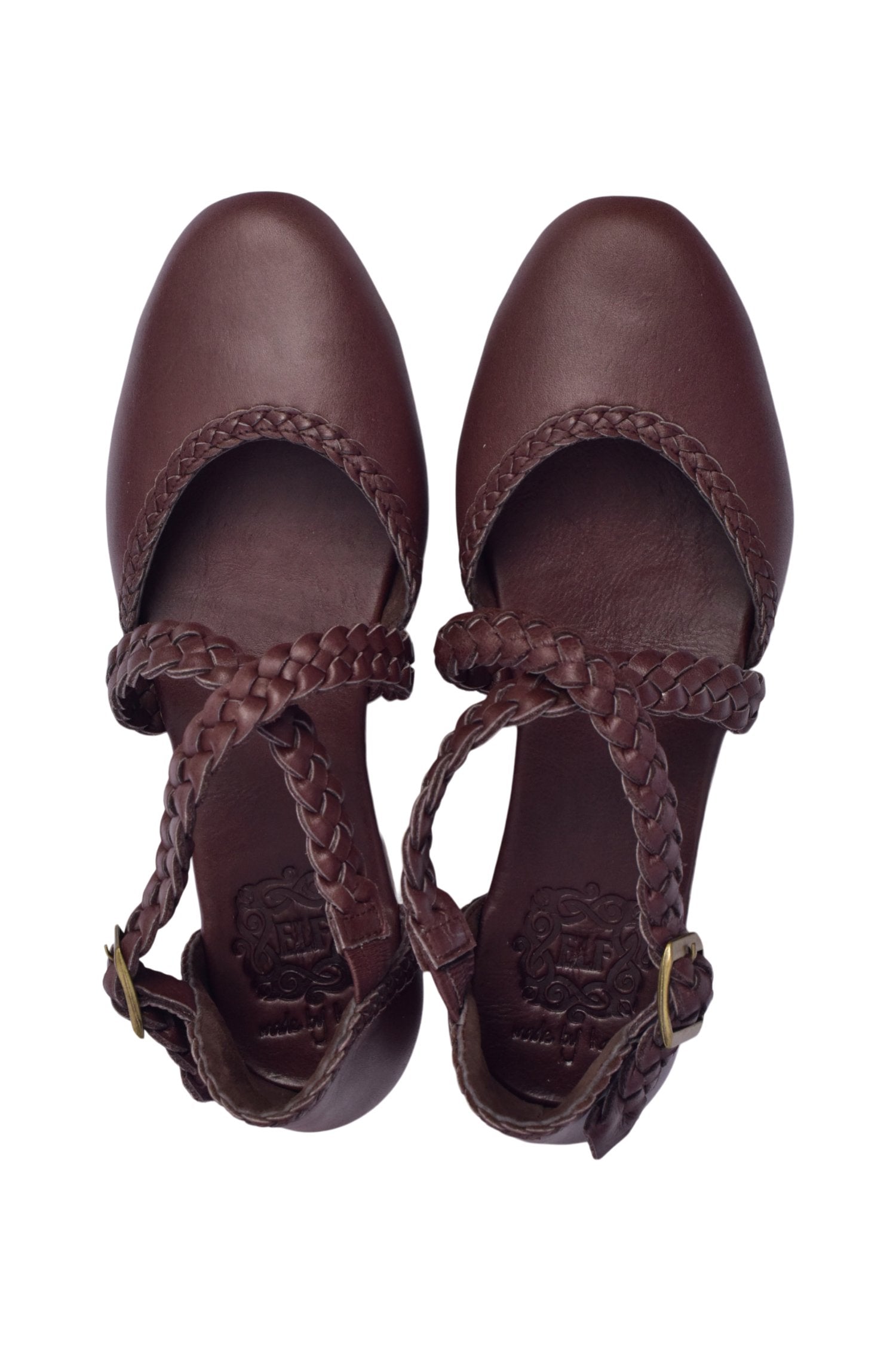Tallulah Braided Leather Flats by Bali ELF