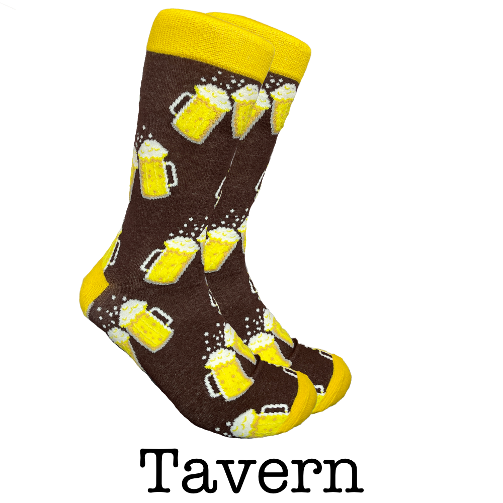 cRAZY sockS for MeN - Threaded Pear