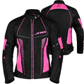 Diana Women's Motorcycle Jacket Black-Pink Sizes L-5XL