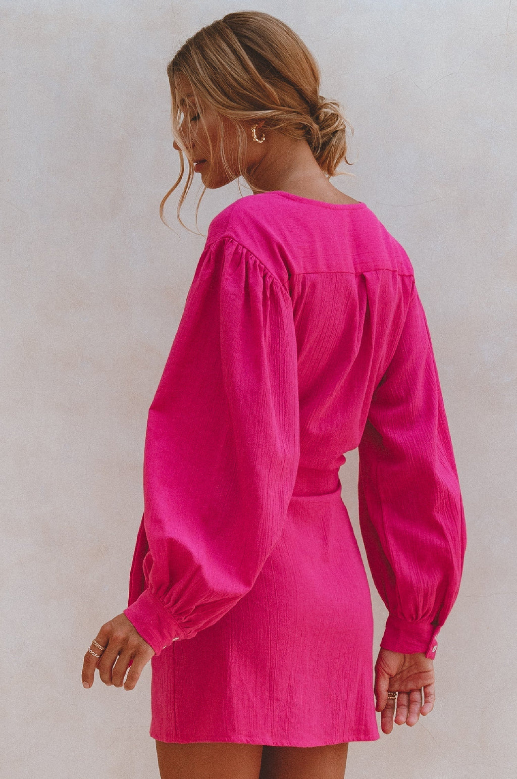 Ti Amo Linen Wrap Dress by Bali ELF