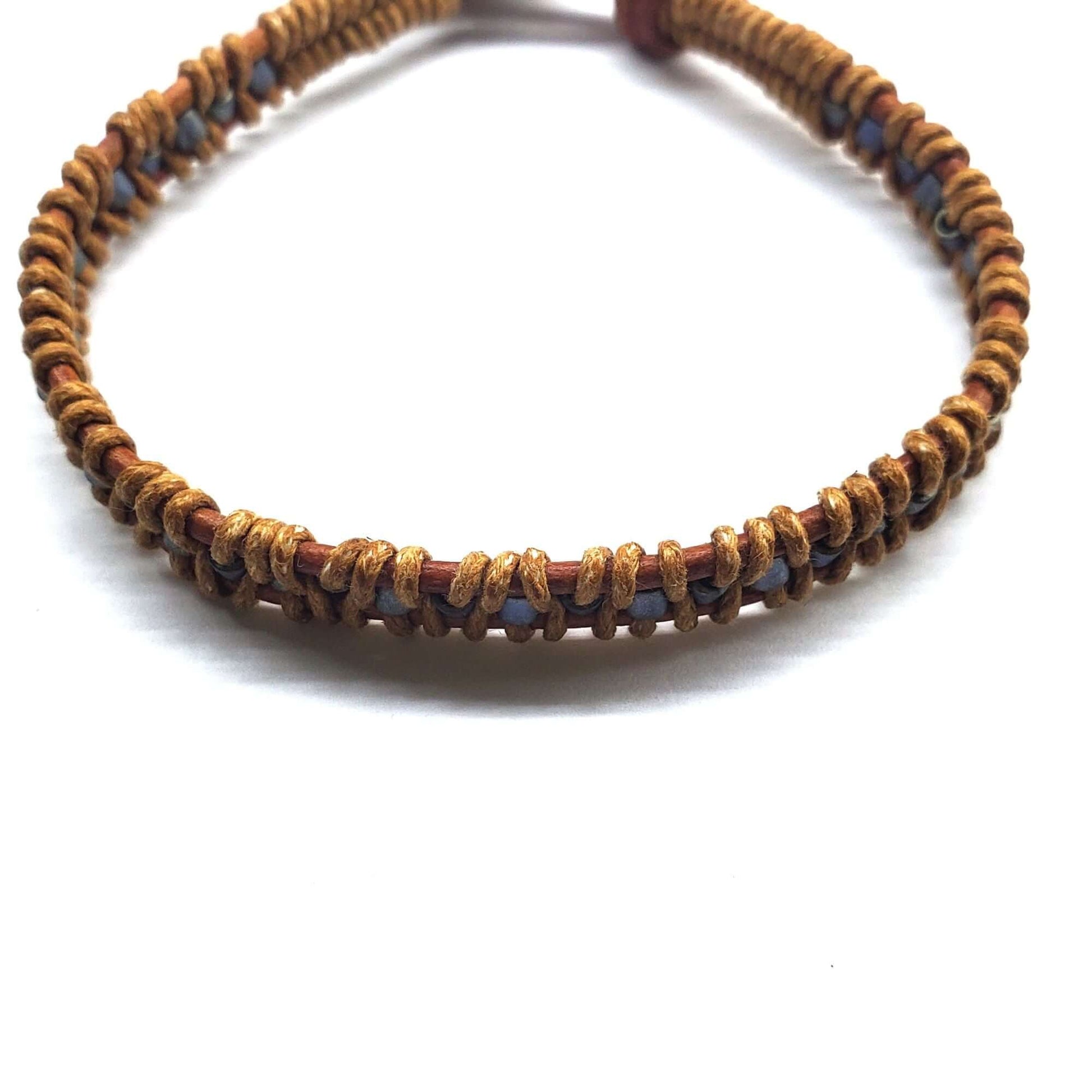 Handmade Tree of Life Leather Wrap Bracelet
