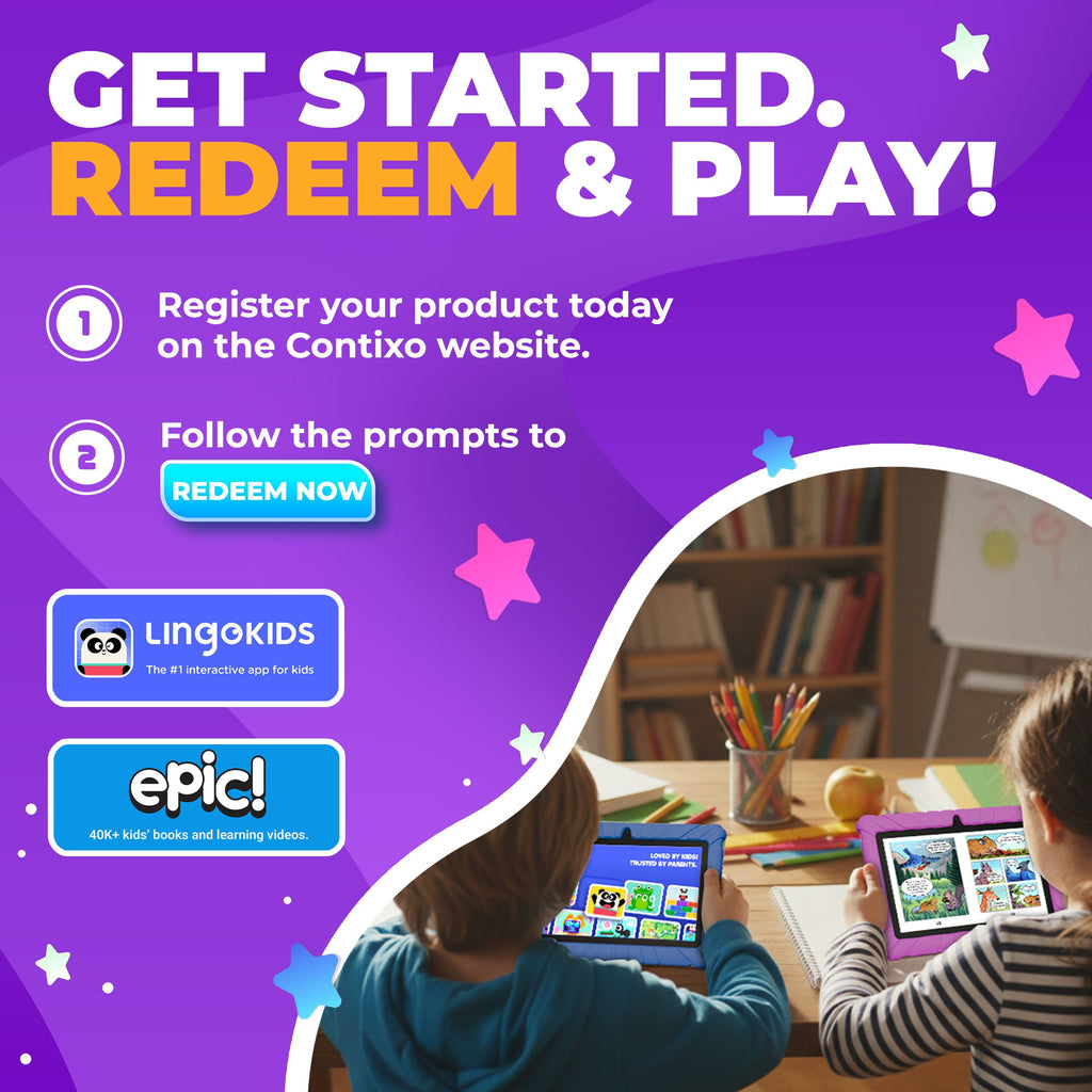 Contixo V8-2 - 7-Inch Kids Tablet - STEM Learning, 32GB, Wi-Fi, Parental Controls