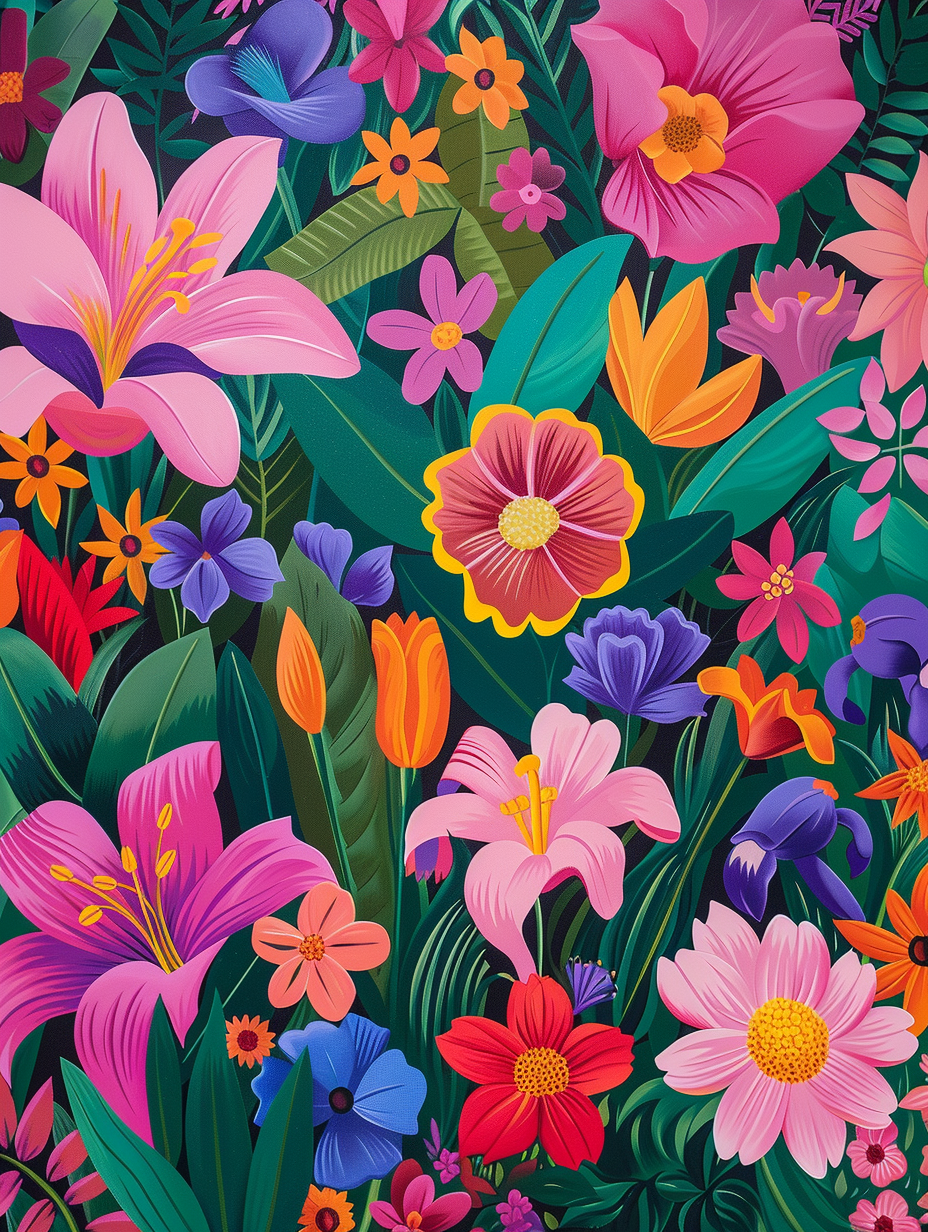 Vibrant Valentine's Garden by Made with Diamonds