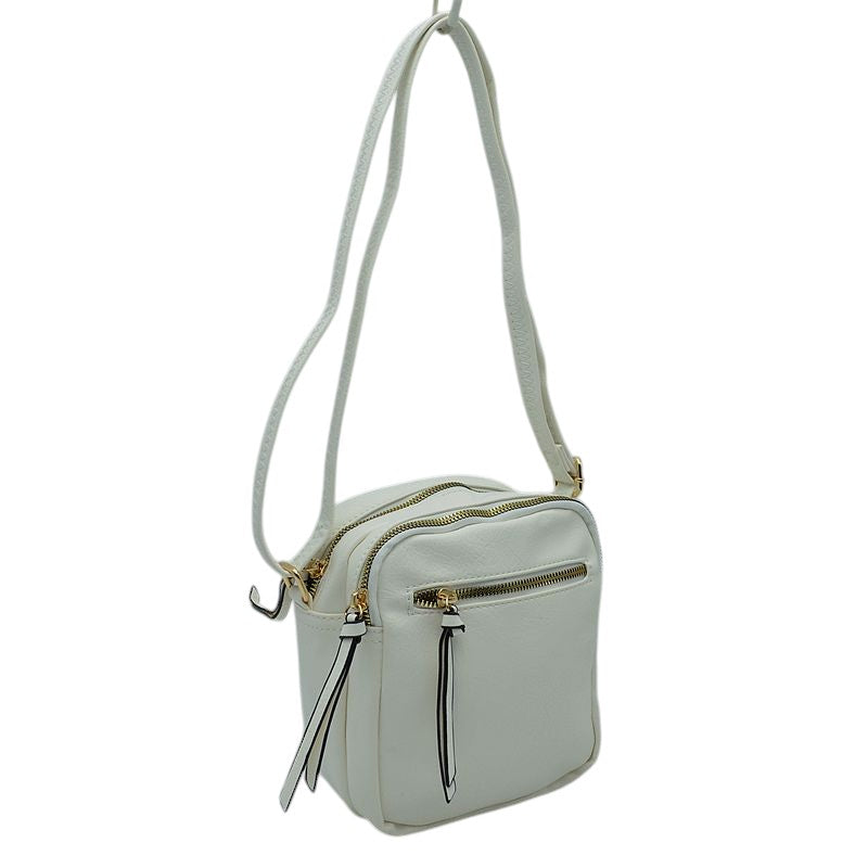WT Trendy Leather Crossbody Bag With Shoulder Strap, Be trendy and casual with this beautifully crafted crossbody bag. This premium-looking bag is made up of genuine leather, making it perfect for carrying when heading to the office or casual parties. This bag features a flexible shoulder strap and zipper closure and has spacious space to place all your stuff. Stay trendy!