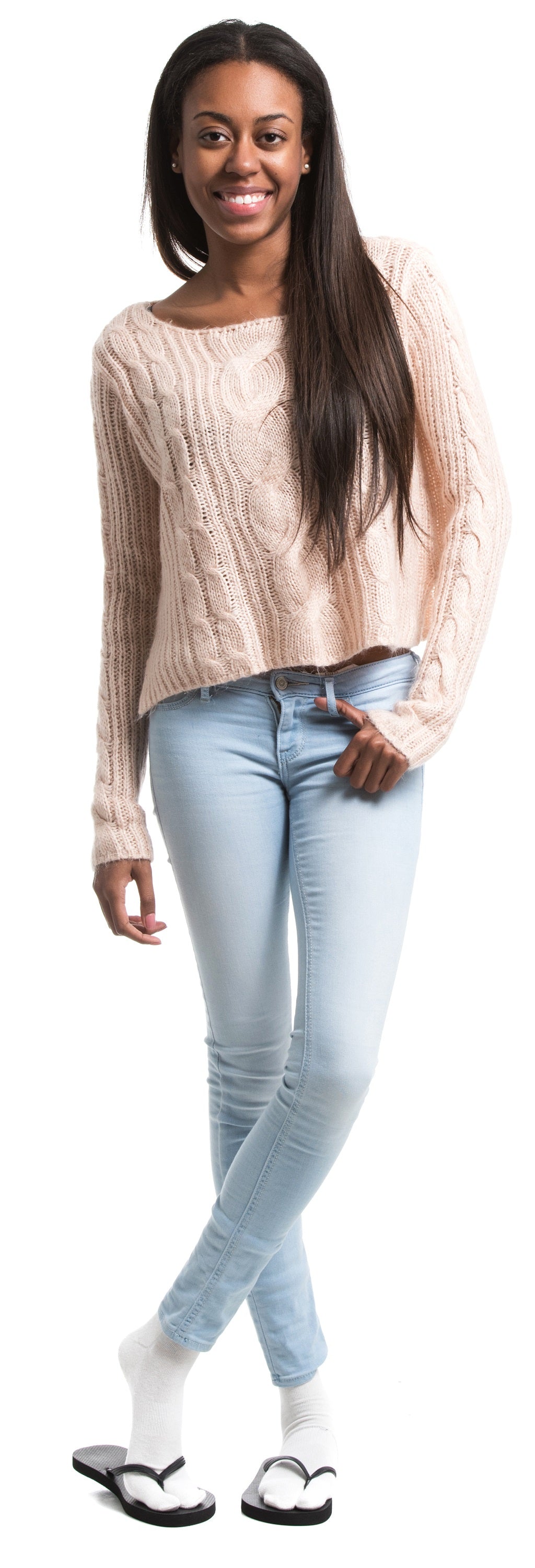 3 Pairs V-Toe White V Toe Flip-Flop Tabi Big Toe Crew Socks Comfortable Stylish For Men And Women Fun Socks by V-Toe Split-Toe Socks