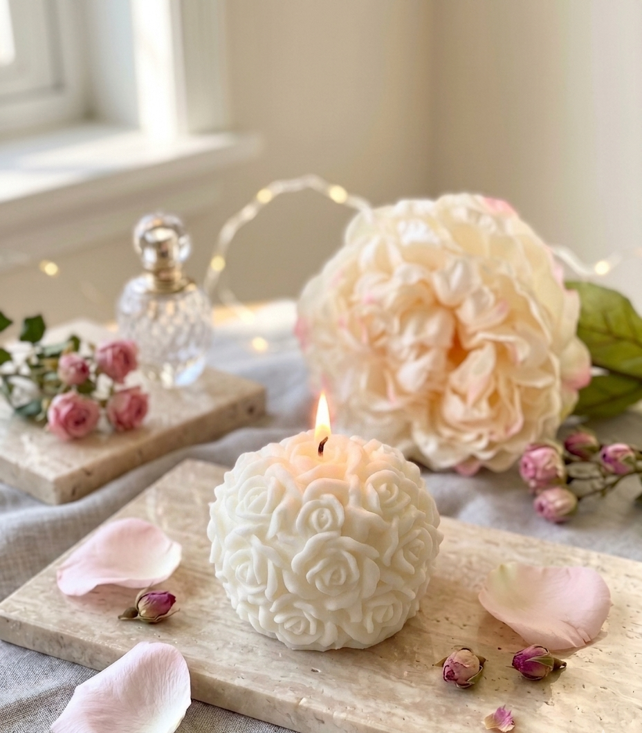 Rose Blossom Candle
