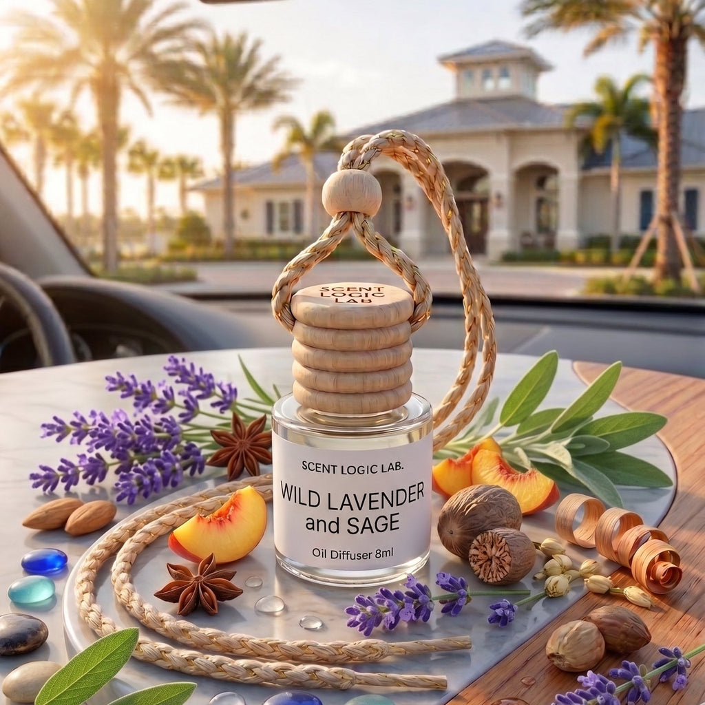 Luxury 8ml Car Diffuser in Floral Scents