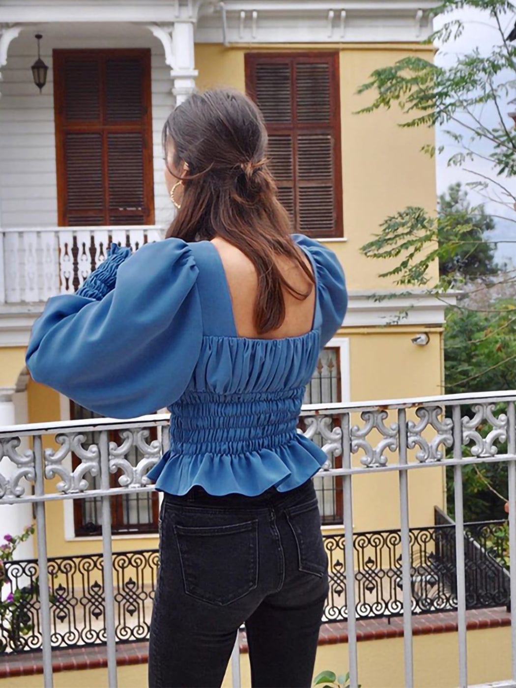 Victorian Renaissance Boho Peasant Long Sleeve Gothic Lolita Tops Blouse by Anna-Kaci