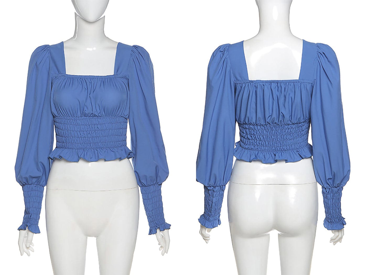 Victorian Renaissance Boho Peasant Long Sleeve Gothic Lolita Tops Blouse by Anna-Kaci