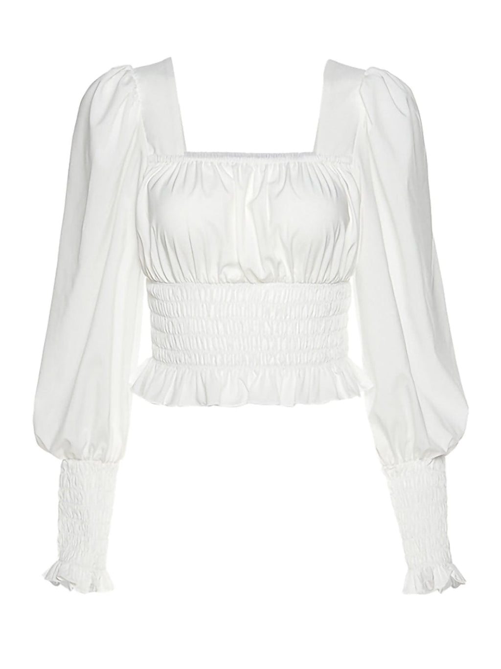 Victorian Renaissance Boho Peasant Long Sleeve Gothic Lolita Tops Blouse by Anna-Kaci