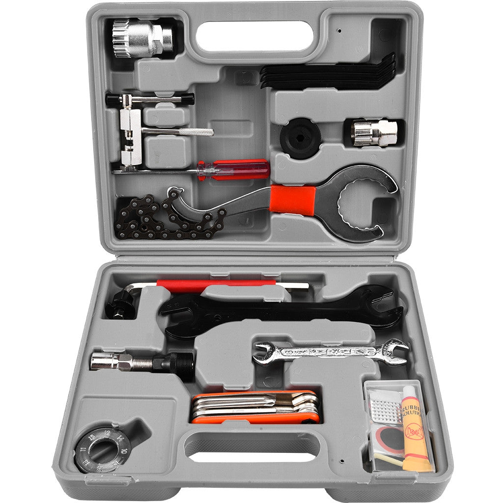 Universal Bicycle Home Mechanic 25pc Tool Kit Set Repair W/ Case by 510_Athletics LLC