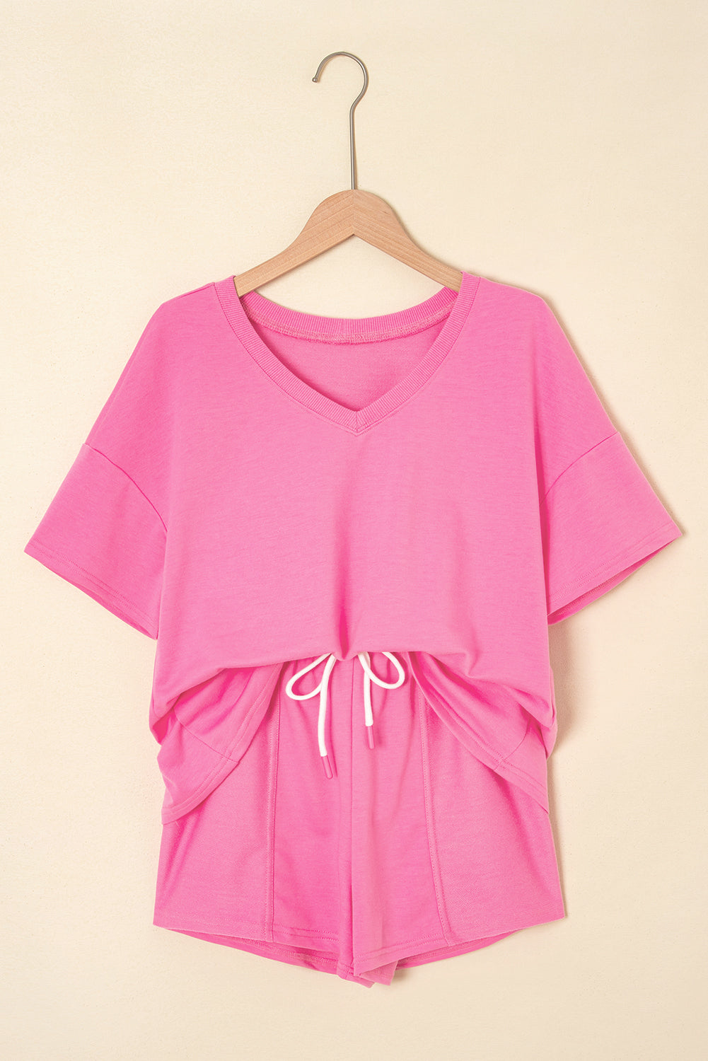 Avery Top and Patchwork Drawstring Shorts Set by Threaded Pear